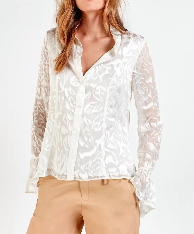 From Casual To Classy Claude Blouse In White