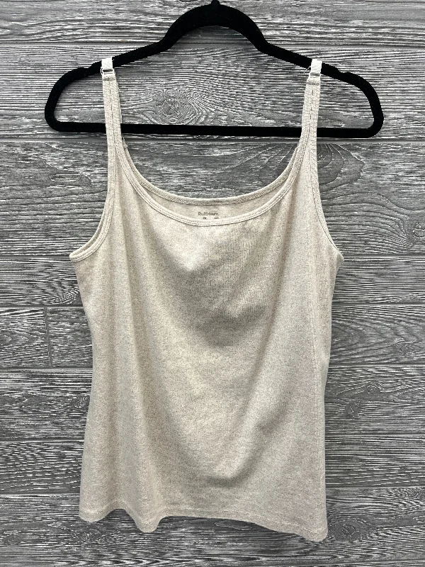 Top Sleeveless By Ruff Hewn In Tan, Size: 2x