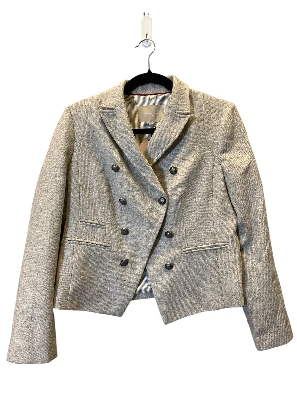 Blazer By Banana Republic In Grey, Size: 8p