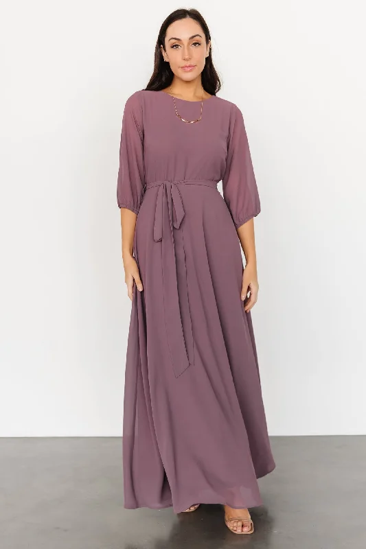 Now On Sale For Chic Urban Styles Rebecca Maxi Dress | Vintage Plum