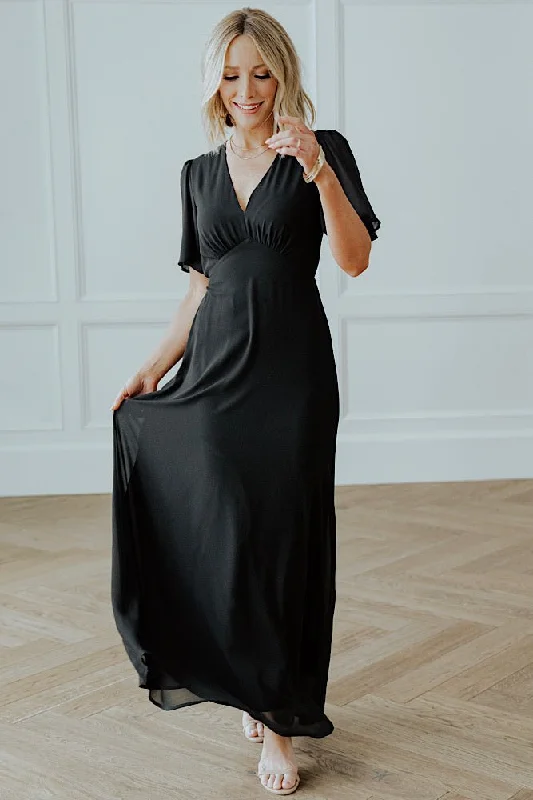 Fashion Deal Esti Maxi Dress | Black