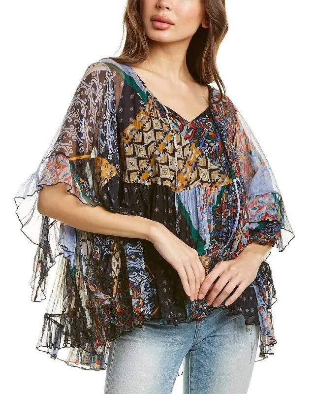 Stylish Basics Hirox Ruffle Blouse In Multi