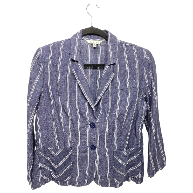 Blazer By Cabi In Striped Pattern, Size: 6