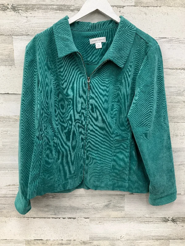 Blazer By Christopher And Banks In Green, Size: Xl