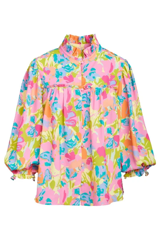 Seasonal Trends Worth Blouse In Floral Haze