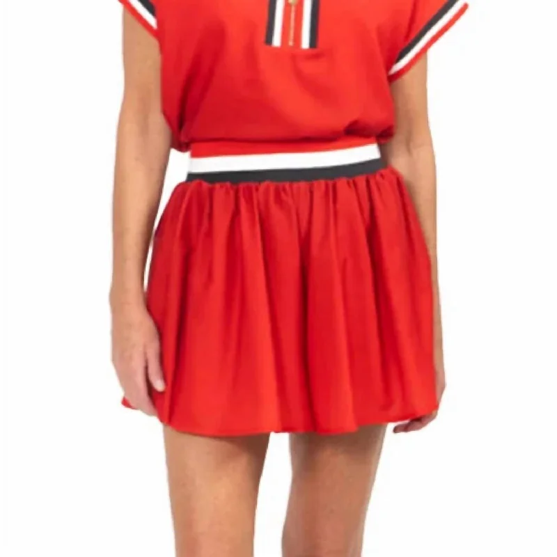 End Of Season Sale Swing Skort In Red