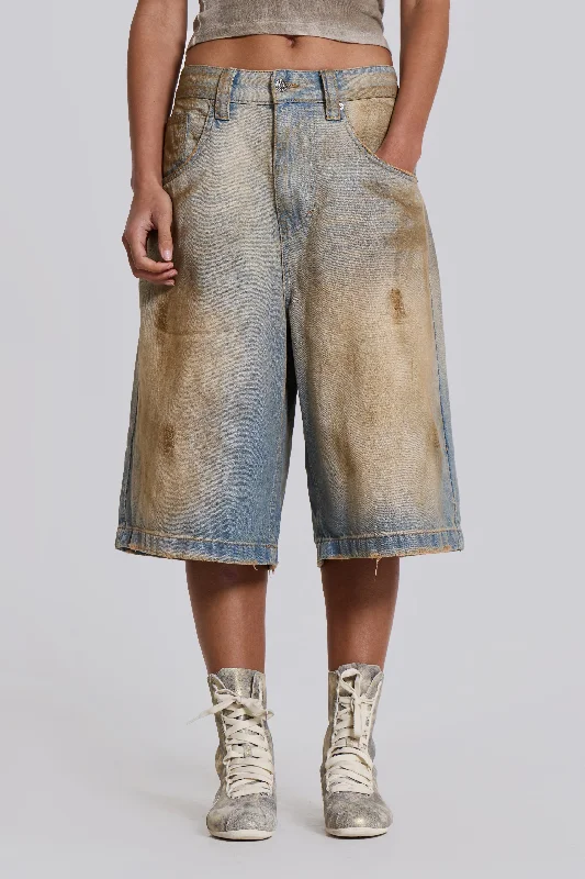 Unbeatable Deals Mud Wash Colossus Jorts