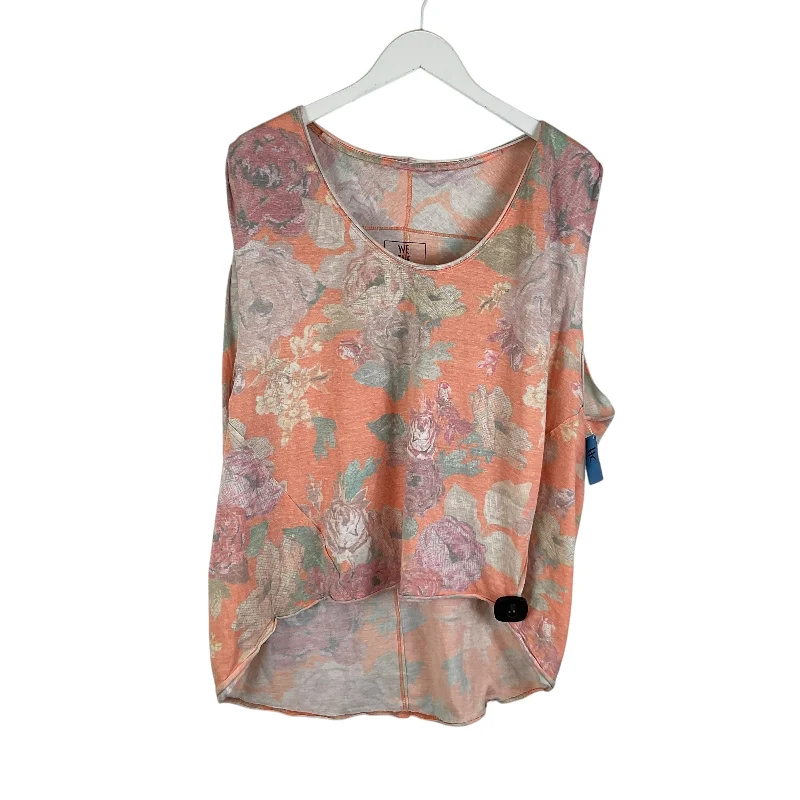 Top Sleeveless By We The Free In Orange, Size: L