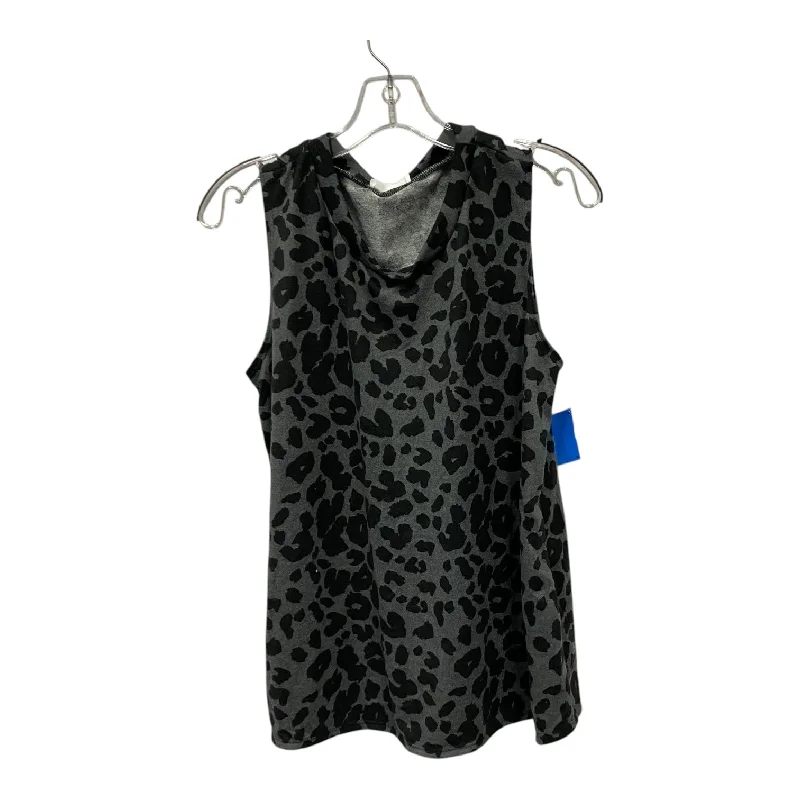 Top Sleeveless By Mint Plus In Animal Print, Size:L