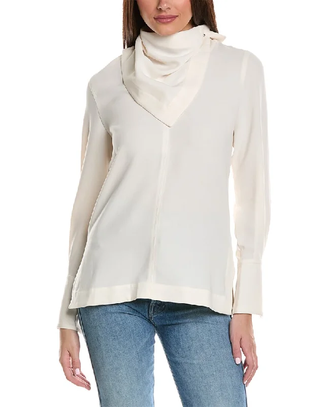 Runway Inspired Wear 3.1 Phillip Lim Scarf Blouse