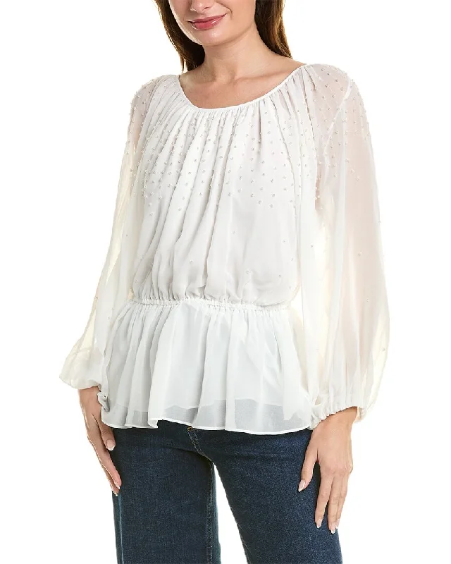 Fashion Sale Elie Tahari Beaded Blouse