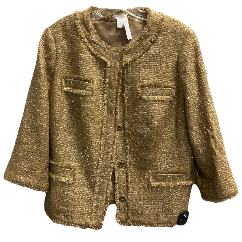 Blazer By Chicos In Gold, Size: L