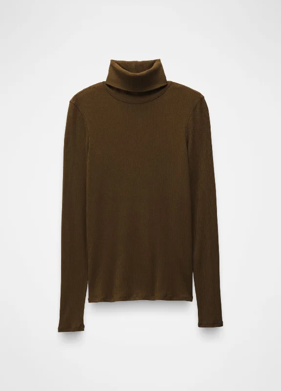 Casual Chic W's Foundation Rib Turtleneck