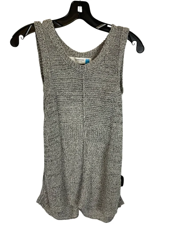 Top Sleeveless By Sparrow In Black & White, Size: S