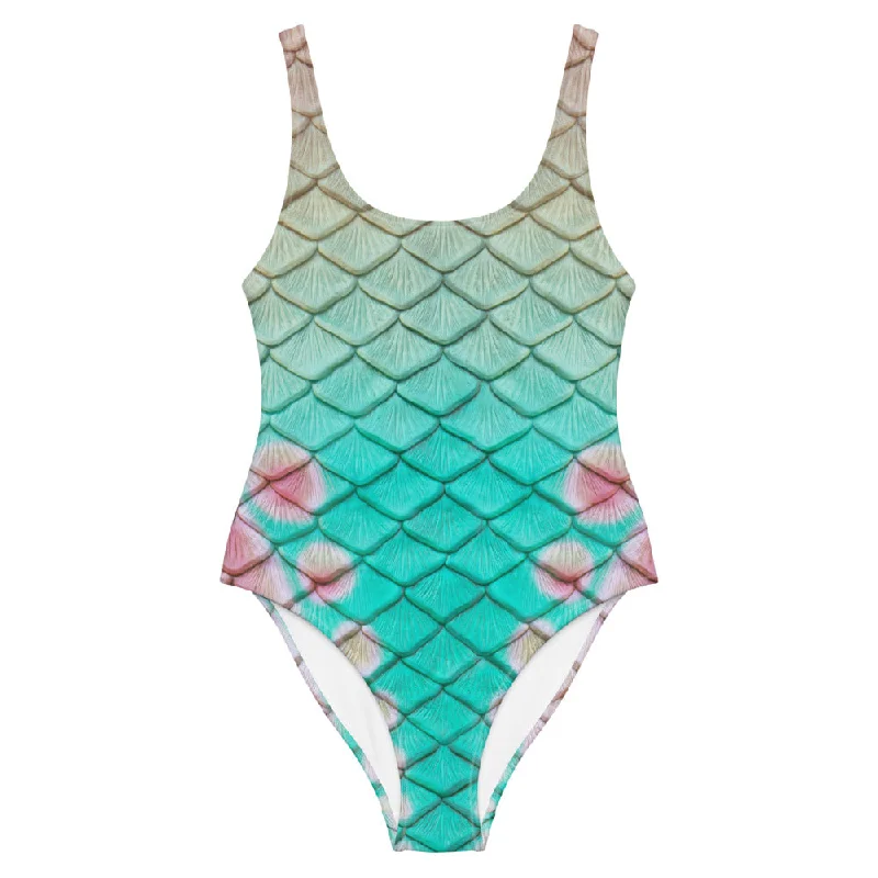 Relaxed Fashion Turquoise Sunrise One-Piece Swimsuit