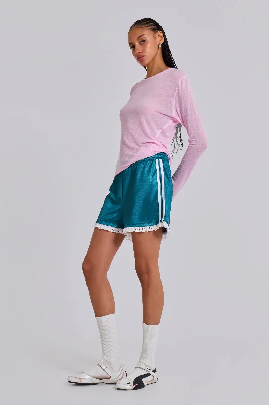 Casual Yet Stylish Separates Bronwyn Broderie Football Shorts