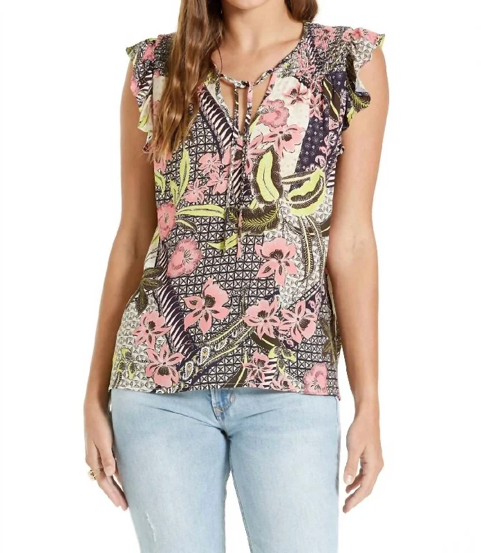 Big Savings Melody Sleeveless Blouse In Cinta Floral