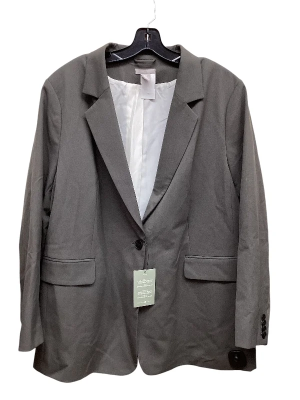 Blazer By H&m In Grey, Size: Xl