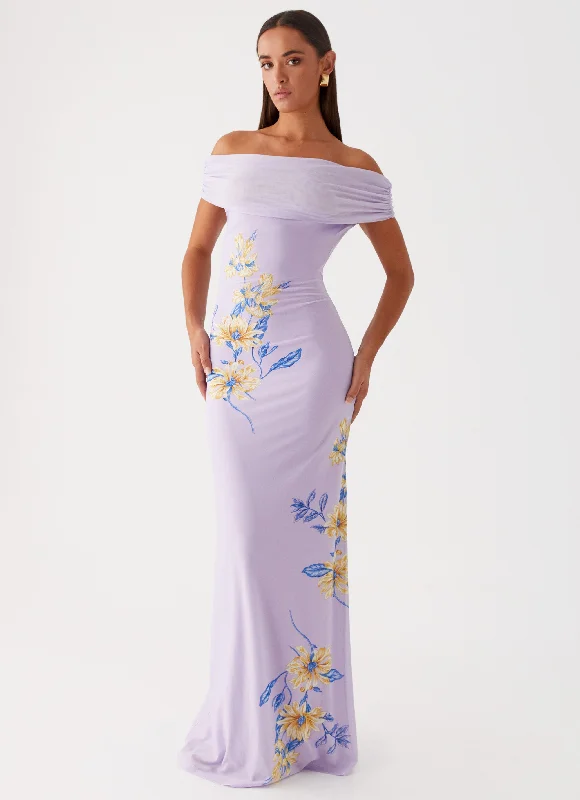 Sophisticated Style Yvonne Maxi Dress - Lavender