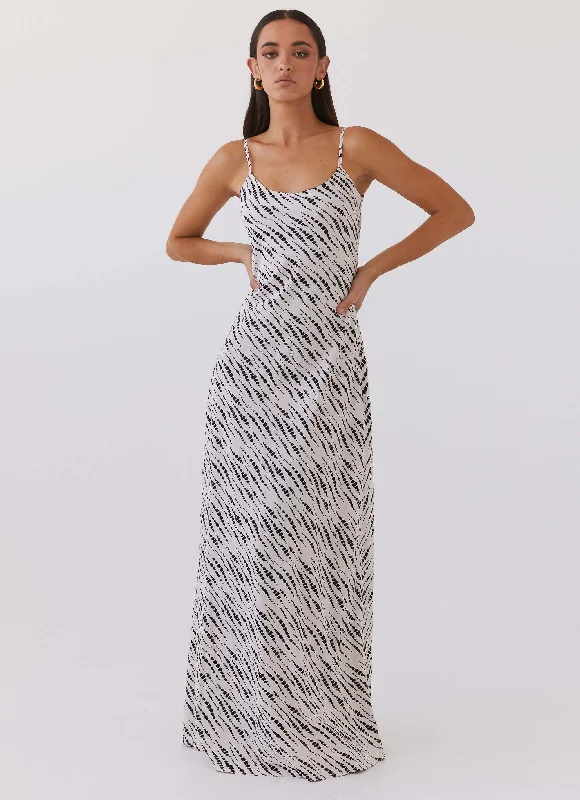 Clearance Event Carol Maxi Slip Dress - Pebble