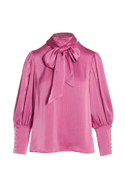 Stylish Savings Josephine Blouse In Camelia