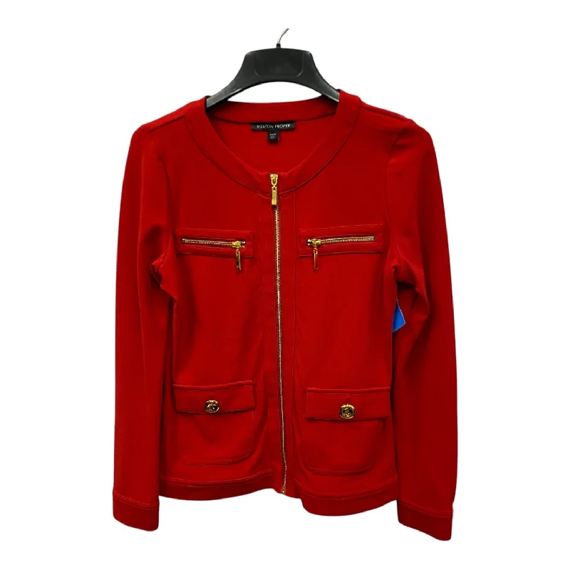 Blazer By Boston Proper In Red, Size:M