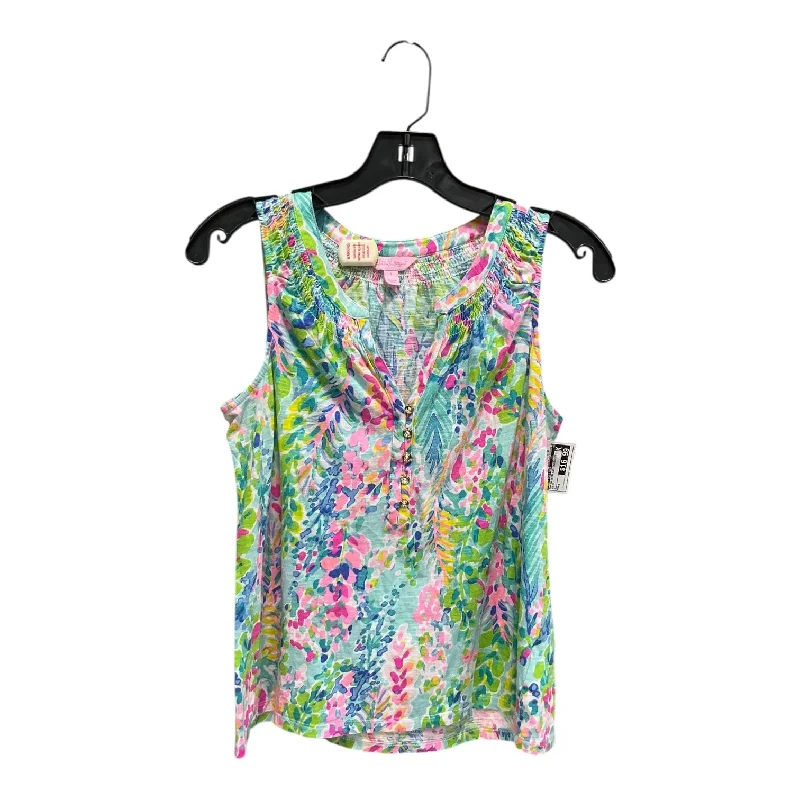 Top Sleeveless Designer By Lilly Pulitzer In Multi-colored, Size: S