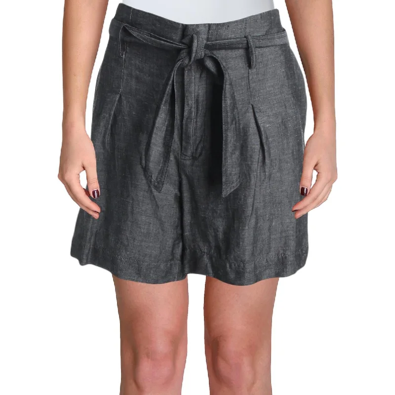 Fashion Forward Femininity Joziana Womens Belted Pleated Shorts