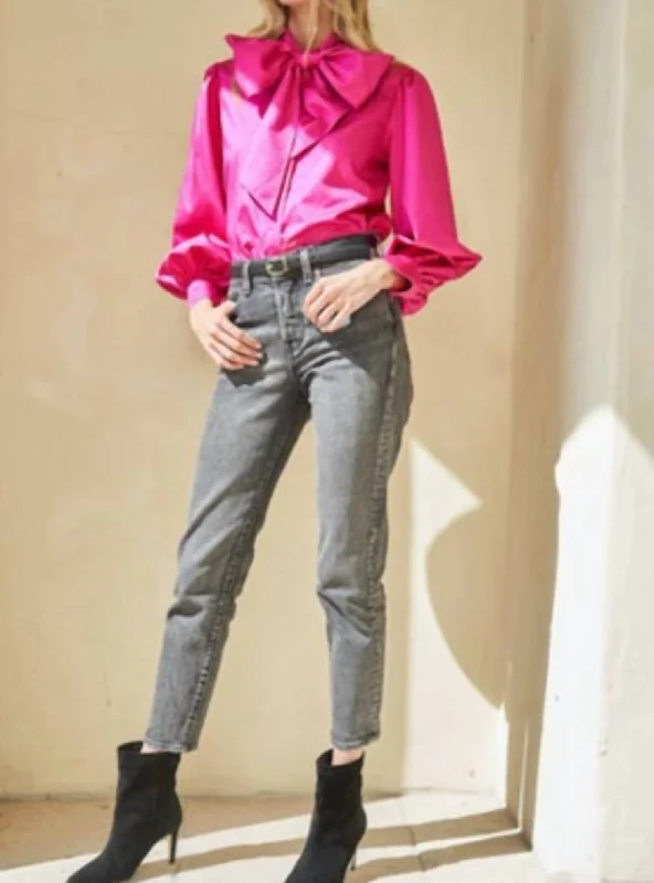 Latest Fashion Farris Blouse In Fuchsia