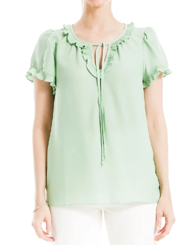 Chic Style, Always In Vogue Max Studio V Neck Blouse