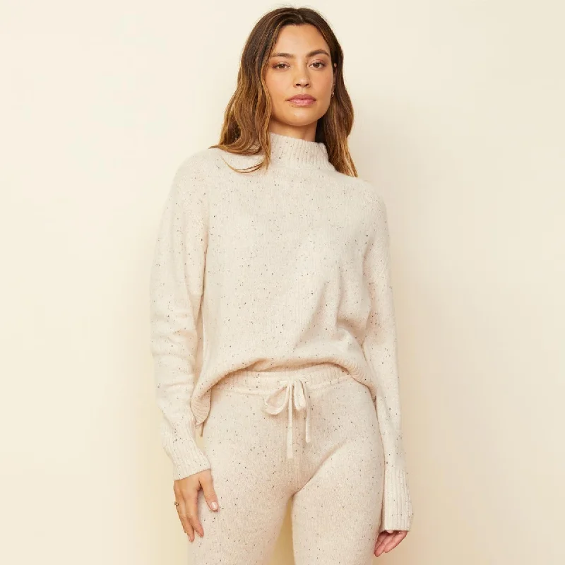 Flash Sales Cashmere Neps Mock Neck Sweatshirt