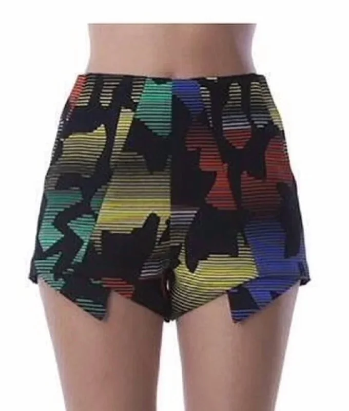 Chic Style, Always In Vogue Women's Multi Shorts In Black