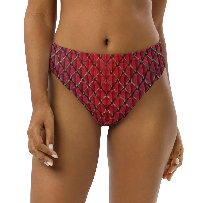 Save Big Dragonheart Recycled High-Waisted Bikini Bottom