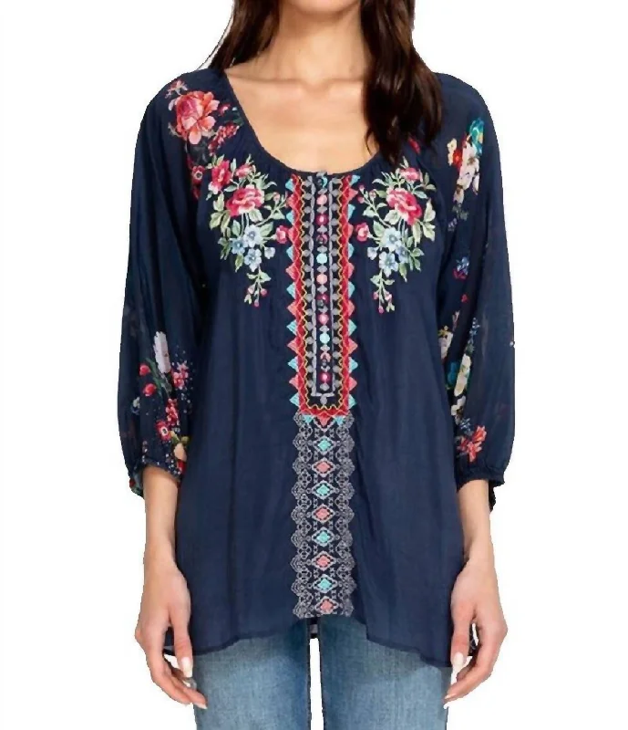 Festival Fashion Sheera Blouse In Multi