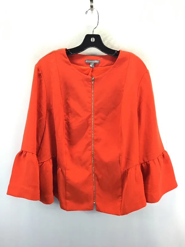 Blazer By Jessica London In Orange, Size: 20