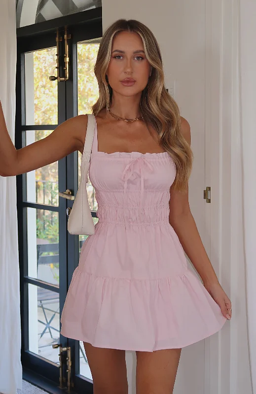 Versatile Wardrobe Essentials She's Taken Mini Dress Pink