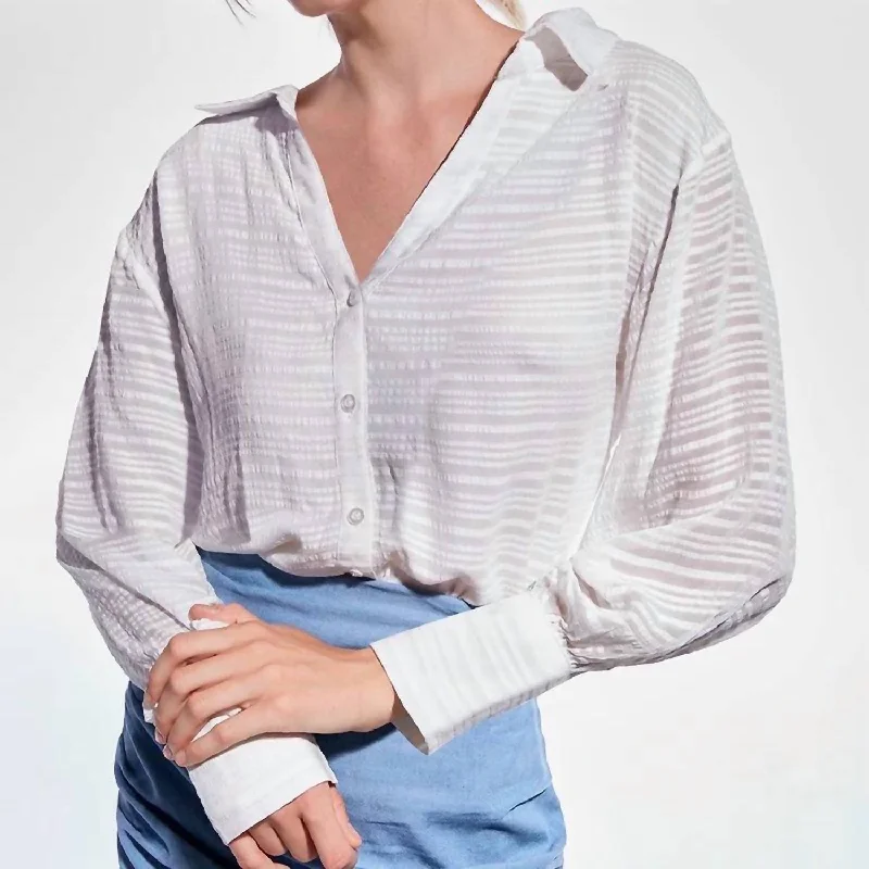 Limited Time Offers Sally Blouse In White