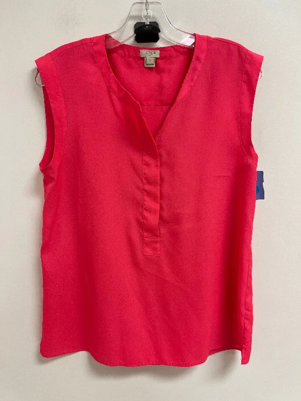 Top Sleeveless By J. Crew In Pink, Size: S