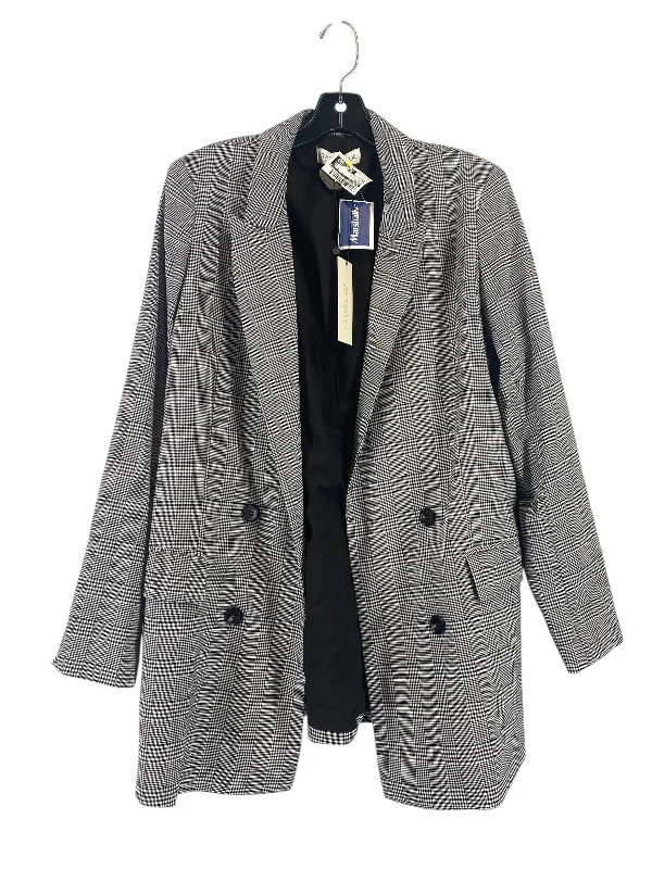 Blazer By Rachel Zoe In Black & White, Size: L