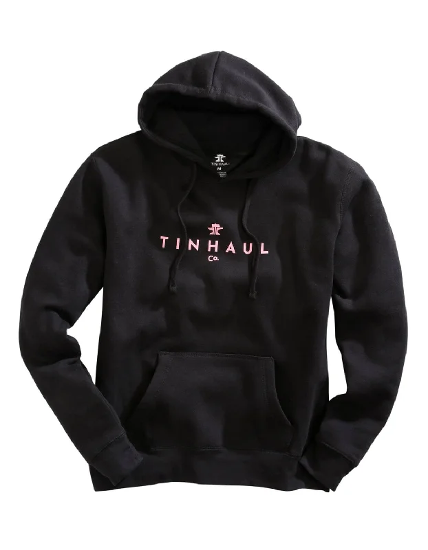 Current Trends Tin Haul Womens Black Cotton Blend New Logo Hoodie