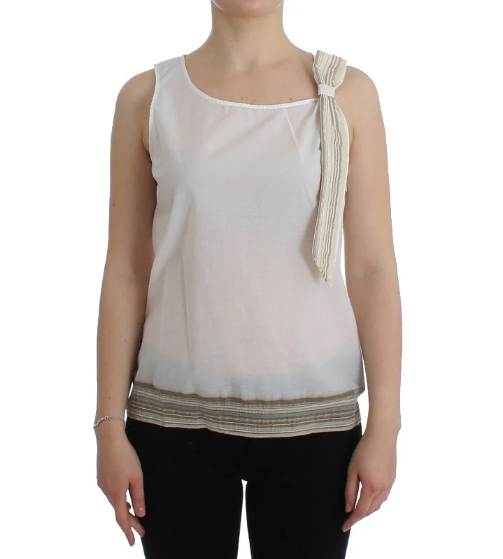 Wardrobe Essentials Ermanno Scervino  Top Blouse Tank Shirt Women's Sleeveless