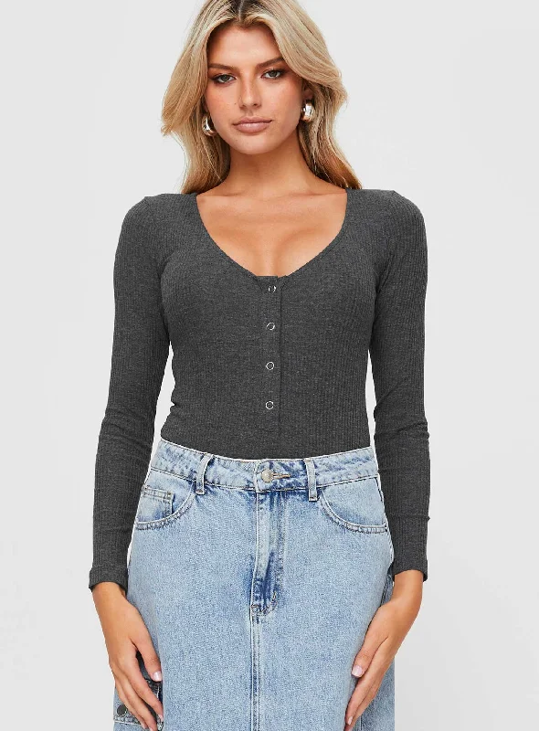 Casual Chic Barlise Bodysuit Grey