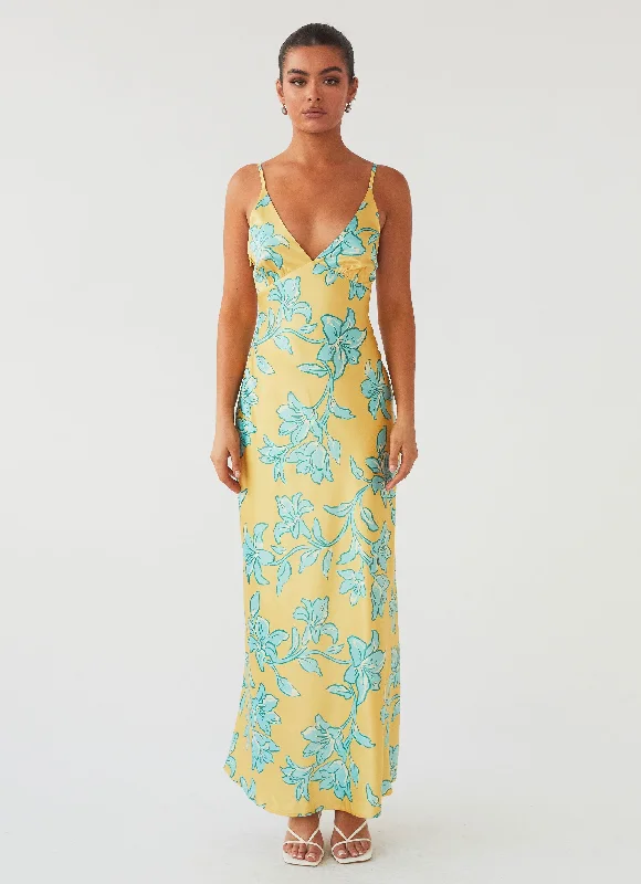 Style Upgrade Sorrento Sun Maxi Dress - Golden Bloom