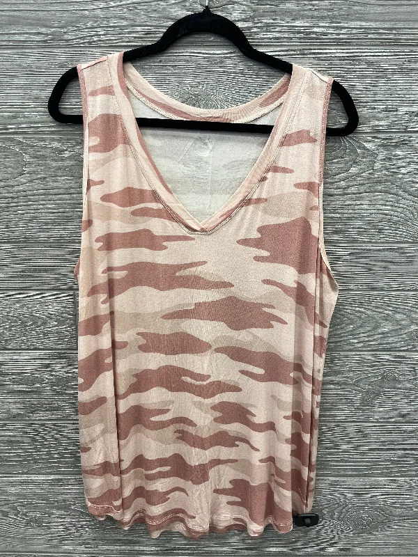 Top Sleeveless By Maurices In Pink, Size: Xl