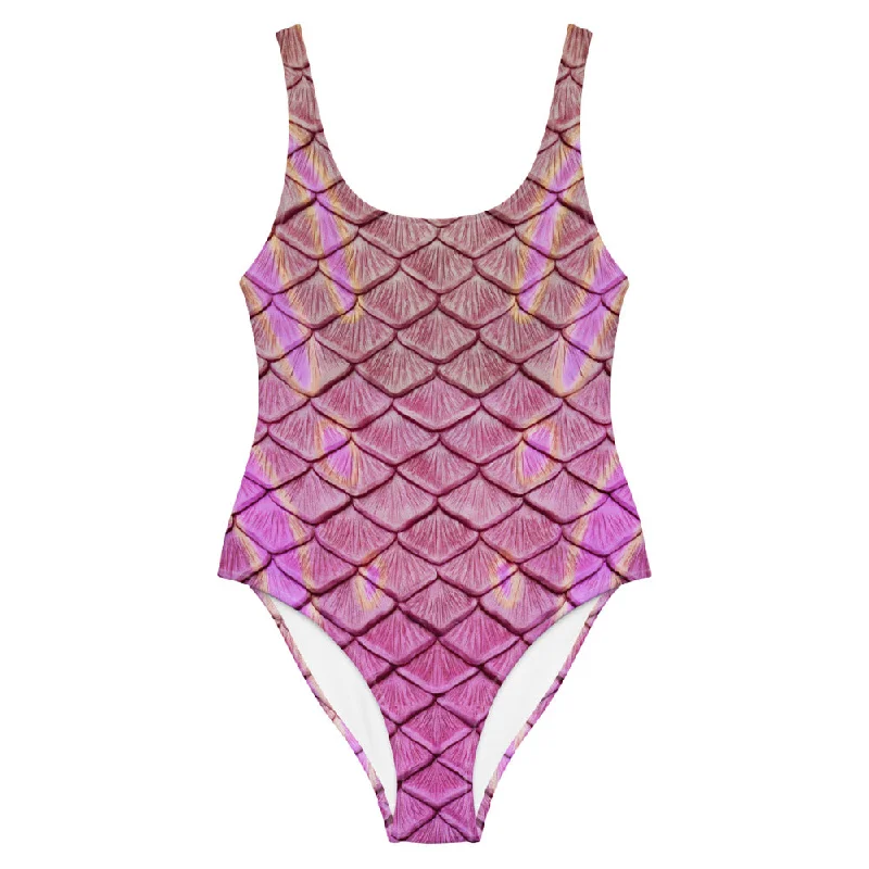 Trendy Street Style Syrena's Song One-Piece Swimsuit