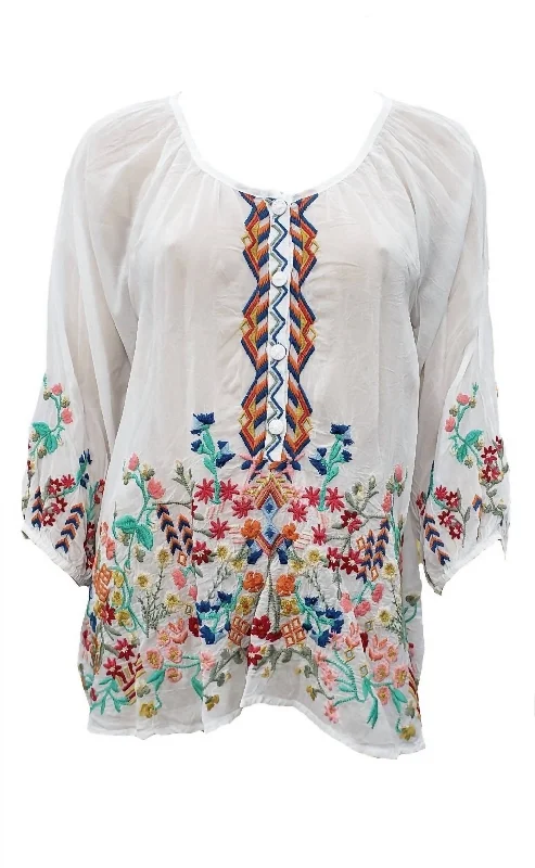 Sophisticated Fashion Women's Sarah Blouse In White