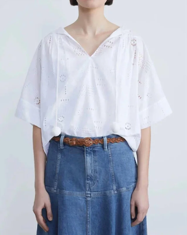 Wardrobe Upgrade Elora Blouse In White