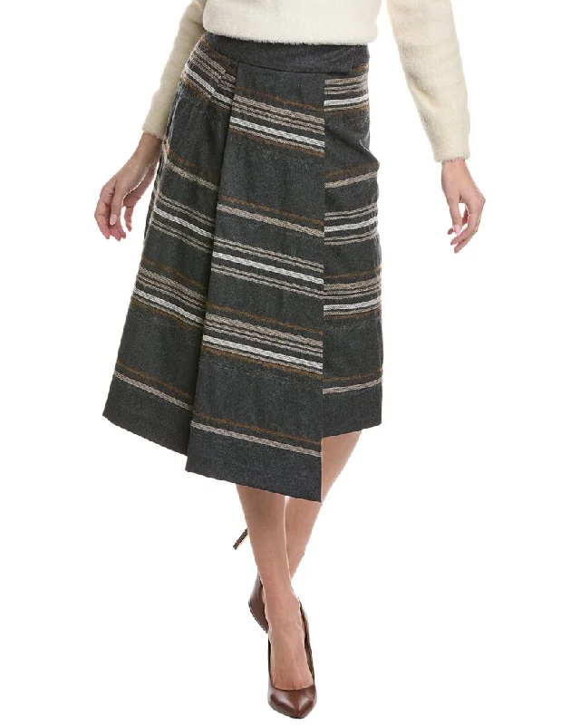 Trend Leading Collection Brunello Cucinelli Wool Skirt