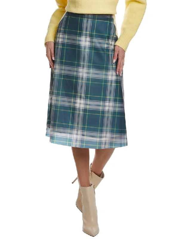 Weekend Exclusive Burberry Silk-Lined Midi Skirt