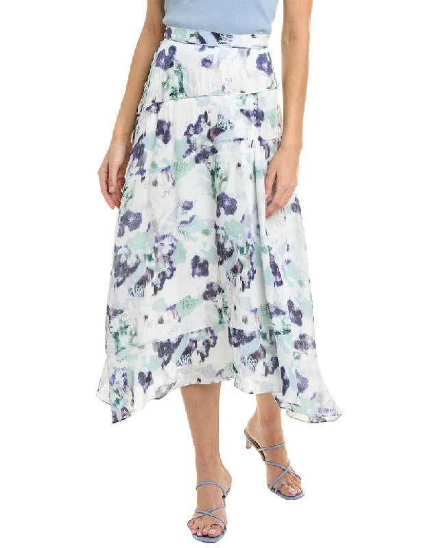 Low Price Special IRO Silk-Blend Midi Skirt